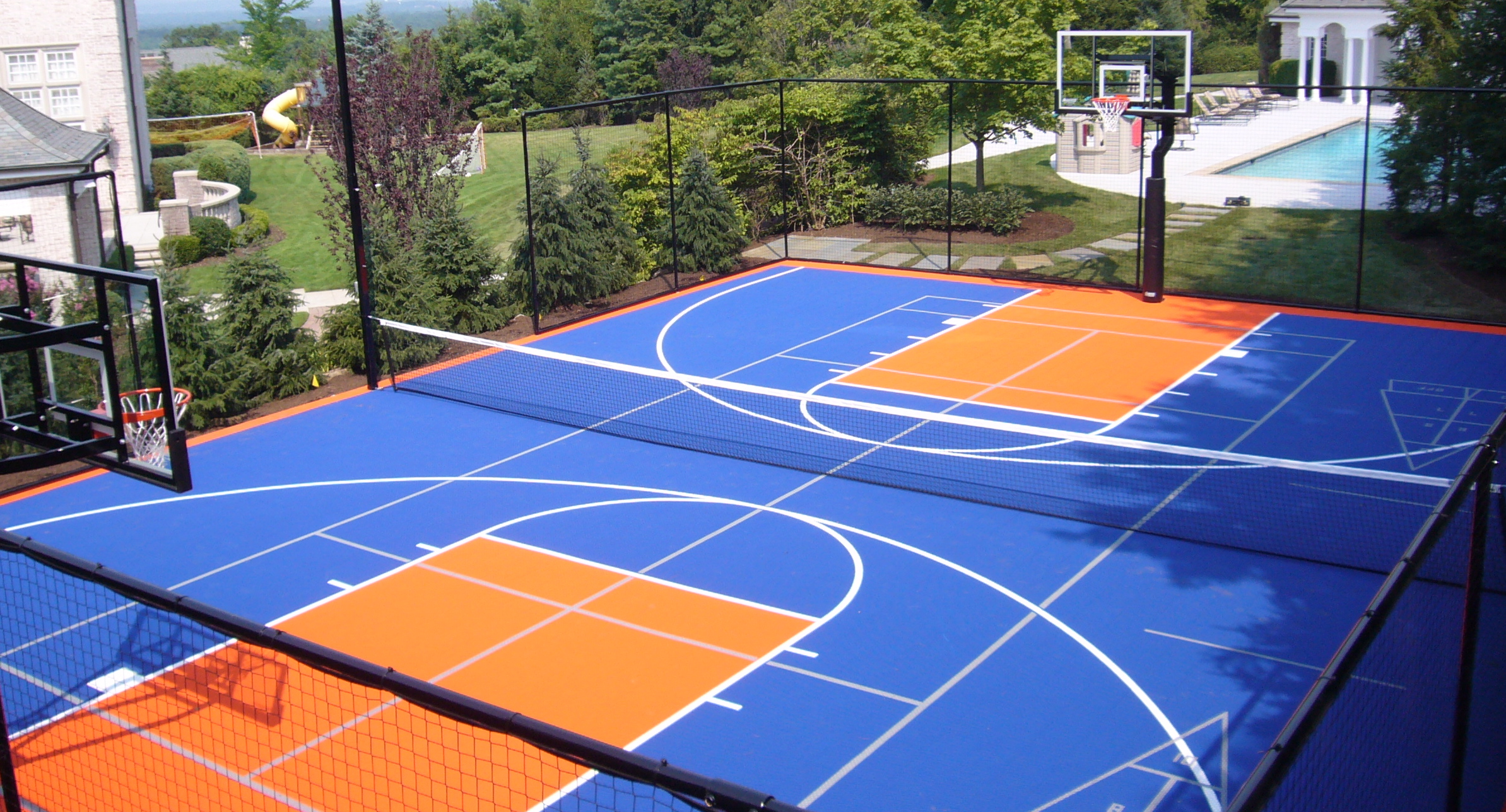 Backyard Multi-Sport Game Court