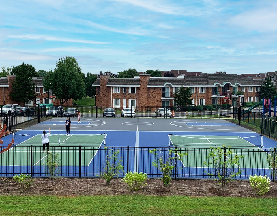 multi outdoor court space